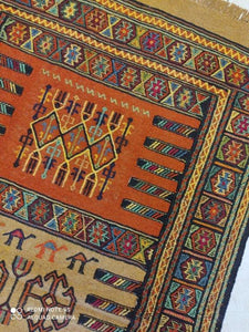 Kilim Khorassan brodé main n°19599_175×105