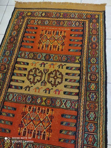 Kilim Khorassan brodé main n°19599_175×105