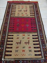 Charger l&#39;image dans la galerie, Kilim Khorassan fait main n°19461_175×98
