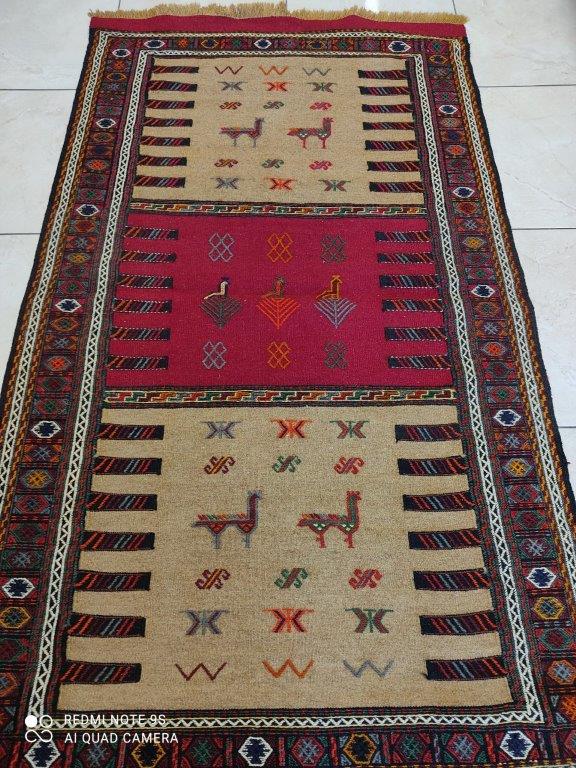 Kilim Khorassan fait main n°19461_175×98