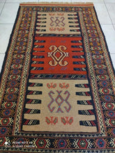 Charger l&#39;image dans la galerie, Kilim Khorassan brodé main n°19591_178×100
