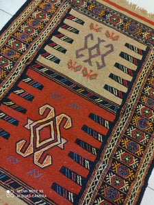 Kilim Khorassan brodé main n°19591_178×100