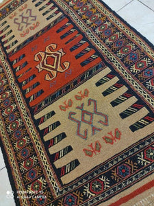 Kilim Khorassan brodé main n°19591_178×100