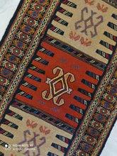 Charger l&#39;image dans la galerie, Kilim Khorassan brodé main n°19591_178×100
