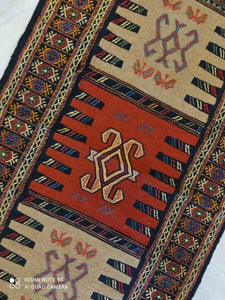 Kilim Khorassan brodé main n°19591_178×100