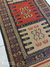 Charger l&#39;image dans la galerie, Kilim Khorassan brodé main n°19591_178×100
