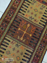 Charger l&#39;image dans la galerie, Kilim Khorassan brodé main n°19596_180×100
