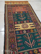 Charger l'image dans la galerie, Kilim Khorassan fait main n°19641_180×62
