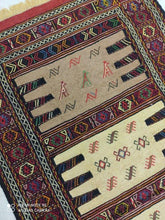 Charger l&#39;image dans la galerie, Kilim Khorassan brodé main n°19584_180×93
