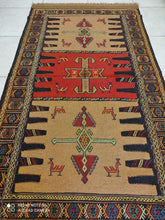 Charger l&#39;image dans la galerie, Kilim Khorassan brodé main n°19588_187×105
