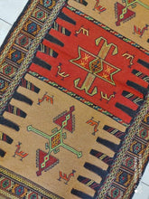 Charger l&#39;image dans la galerie, Kilim Khorassan brodé main n°19588_187×105
