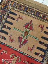 Charger l&#39;image dans la galerie, Kilim Khorassan brodé main n°19588_187×105
