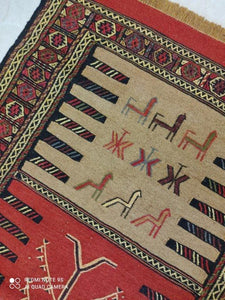 Kilim Khorassan fait main n°12454_190×102