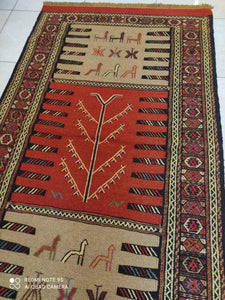 Kilim Khorassan fait main n°12454_190×102