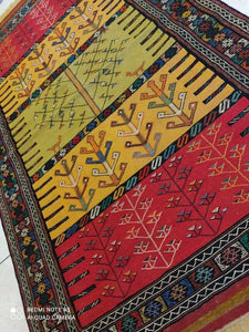 Kilim Khorassan brodé main n°19587_190×120