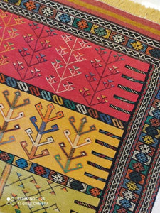 Kilim Khorassan brodé main n°19587_190×120