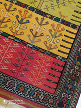 Charger l&#39;image dans la galerie, Kilim Khorassan brodé main n°19587_190×120
