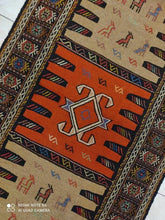 Charger l&#39;image dans la galerie, Kilim Khorassan brodé main n°19597_193×102
