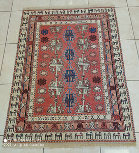 Kilim Khorassan tissé main n°19737_144×108