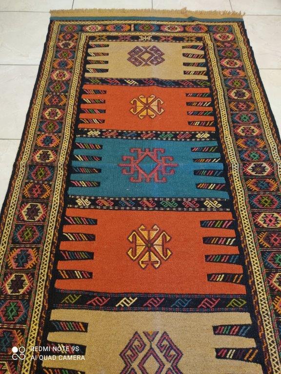 Kilim Khorassan fait main n°19623_203×102