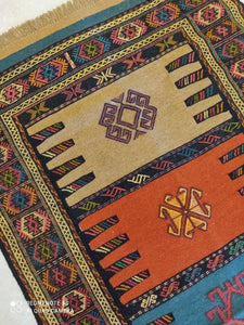 Kilim Khorassan fait main n°19623_203×102