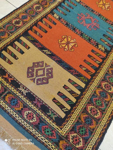 Kilim Khorassan fait main n°19623_203×102