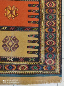 Kilim Khorassan fait main n°19623_203×102