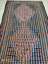Charger l'image dans la galerie, KILIM Antique Kurdistan brodé main n°1224_235×125
