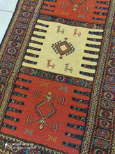 Charger l&#39;image dans la galerie, Kilim Khorassan brodé main n°19595_172×105
