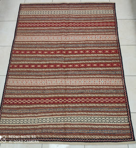 Kilim Ghachghai tissé main n°19674_200×150