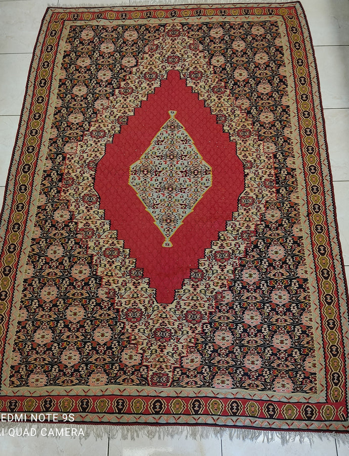 Kilim Senneh fait main n°14701_241×165