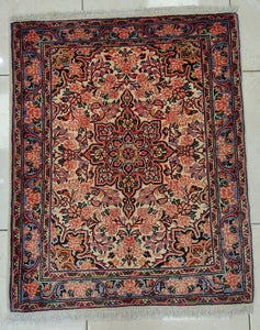 Tapis Sarouk fait main n°15414_85×70