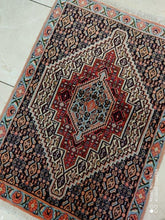 Charger l&#39;image dans la galerie, Tapis Senneh fait main n°222_103×74
