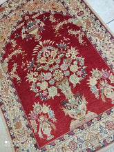 Charger l'image dans la galerie, Tapis Ghom soie noué main n°18192_115×78
