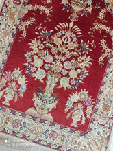 Charger l'image dans la galerie, Tapis Ghom soie noué main n°18192_115×78
