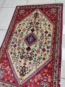 Tapis Abadeh tissé main n°8446_116×72