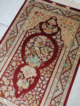 Charger l'image dans la galerie, Tapis Ghom soie fait main n°18588_120×76
