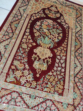 Charger l'image dans la galerie, Tapis Ghom soie fait main n°18588_120×76
