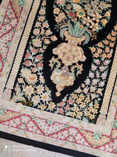 Charger l'image dans la galerie, Tapis Ghom soie noué main n°18577_120×78
