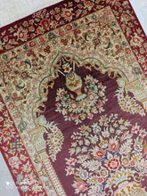 Charger l'image dans la galerie, Tapis Ghom soie noué main n°18219_120×80
