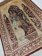 Charger l'image dans la galerie, Tapis Ghom soie tissé main n°18569_120×80
