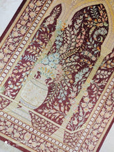 Charger l'image dans la galerie, Tapis Ghom soie tissé main n°18569_120×80
