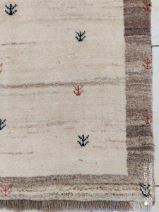 Tapis Gabbeh tissé main n°145_125×95