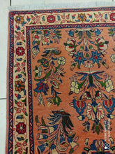 Charger l&#39;image dans la galerie, Tapis Sarouk fait main n°19327_130×63
