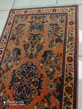 Charger l&#39;image dans la galerie, Tapis Sarouk fait main n°19327_130×63
