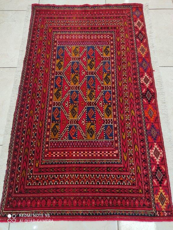 Tapis Antique Torkaman tissé main n°19241_130×70