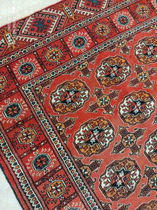 Tapis Torkaman noué main n°13426_138×102