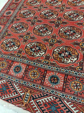 Charger l&#39;image dans la galerie, Tapis Torkaman noué main n°13426_138×102
