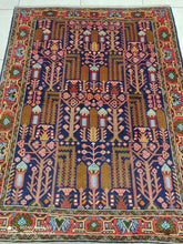 Charger l&#39;image dans la galerie, Tapis Tchalechotor tissé main n°12905_143×110
