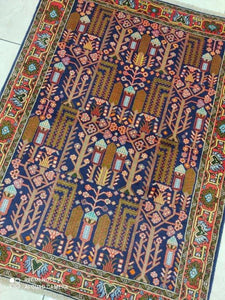 Tapis Tchalechotor tissé main n°12905_143×110